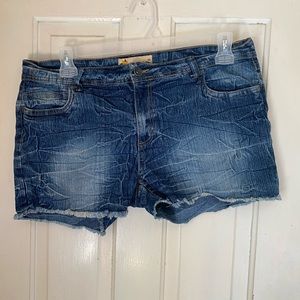 Denim shorts